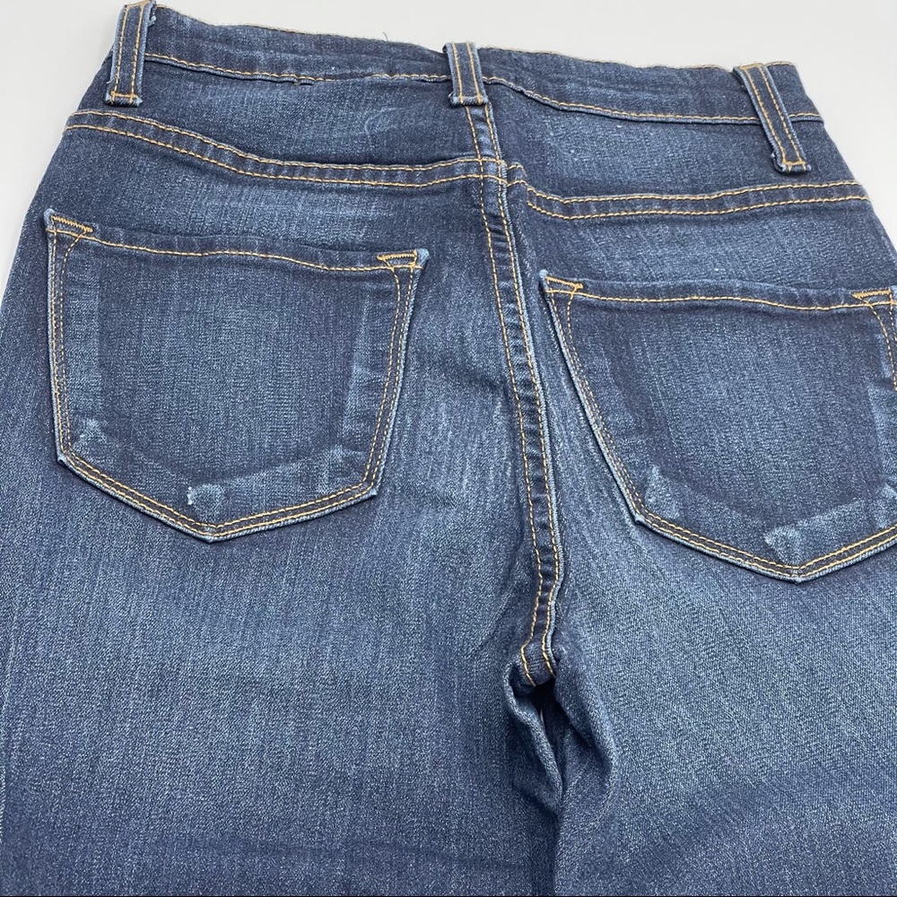 Classic High Waist Skinny Jeans - Dark Denim - Picture 10 of 13
